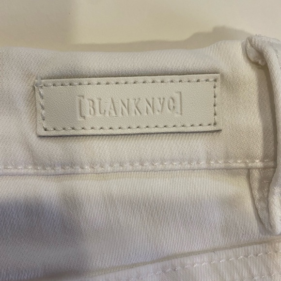 Blank NYC White Jean Shorts Sz 27 - Picture 5 of 10
